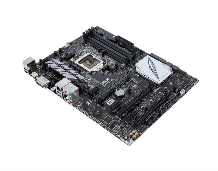 Z170-E ASUS Socket LGA1151 Intel Z170 Chipset Core i7 / i5 / i3 / Pentium / Celeron Processors Support DDR4 4x DIMM 6x SATA 6.0Gb/s ATX Motherboard (Refurbished)