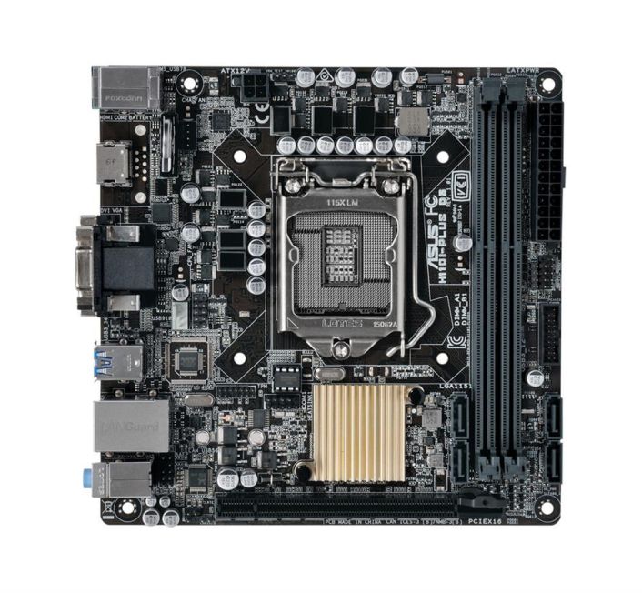MB-H11IPDM ASUS Socket LGA 1151 Intel H110 Chipset Core i7 / i5 / i3 / Pentium / Celeron Processors Support DDR3 2x DIMM 4x SATA 6.0Gb/s Mini-ITX Motherboard (Refurbished)
