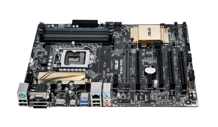 B150PRO ASUS Socket LGA LGA1151 Intel B150 Chipset 7th/6th Generation Core i7 / i5 / i3 / Pentium / Celeron Processors Support DDR4 4x DIMM 6x SATA 6.0Gb/s ATX Motherboard (Refurbished)
