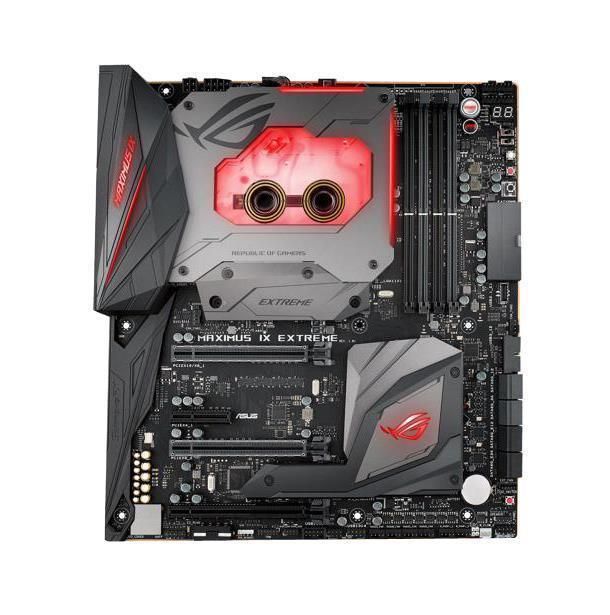 90MB0SA0-M0EAY0 ASUS ROG MAXIMUS IX EXTREME Socket LGA 1151 Intel Z270 Chipset 7th/6th Generation Core i7 / i5 / i3 / Pentium / Celeron Processors Support DDR4 4x DIMM 8x SATA 6.0Gb/s Extended-ATX Motherboard (Refurbished)