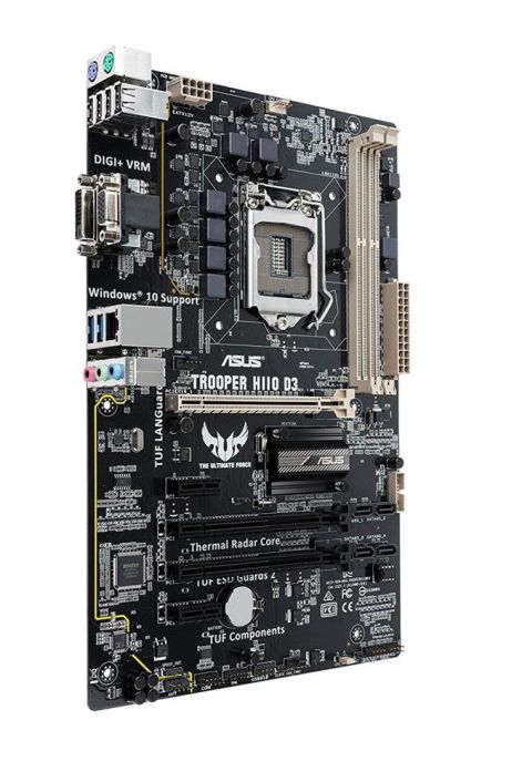 90MB0NT0-M0EAY0 ASUS H110M-C Socket LGA 1151 Intel H110 Chipset 7th/6th Generation Core i7 / i5 / i3 / Pentium / Celeron Processors Support DDR4 2x DIMM 4x SATA 6.0Gb/s Micro-ATX Motherboard (Refurbished)