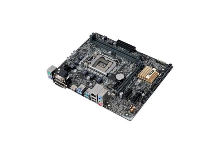 H110M-PLUS ASUS Socket LGA 1151 Intel H110 Chipset 7th/6th Generation Core i7 / i5 / i3 / Pentium / Celeron Processors Support DDR4 2x DIMM 4x SATA 6.0Gb/s uATX Motherboard (Refurbished)