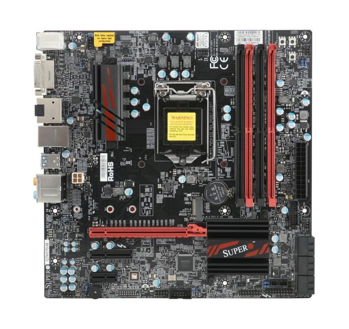 MBC7H17M SuperMicro C7H170-M Socket LGA 1151 Intel H170 Express Chipset 6th Generation Core i7 / i5 / i3 Processors Support DDR4 4x DIMM 6x SATA3 6.0Gb/s Micro-ATX Motherboard (Refurbished)