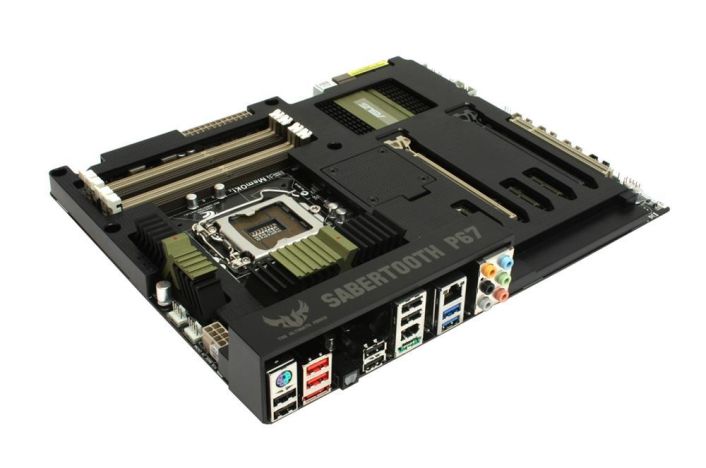 SABERTOOTH-P67-R3 ASUS SABERTOOTH P67 Socket LGA 1151 Intel P67 Chipset 2nd Generation Core i7 / i5 / i3 Processors Support DDR3 4x DIMM 2x SATA 6.0Gb/s ATX Motherboard (Refurbished)