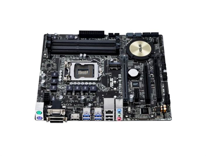 90MB0MR0-M0AAY0 ASUS Z170M-E D3 Socket LGA 1151 Intel Z170 Chipset 7th/6th Generation Core i7 / i5 / i3 / Pentium / Celeron Processors Support DDR3 4x DIMM 4x SATA 6.0Gb/s Micro-ATX Motherboard (Refurbished)