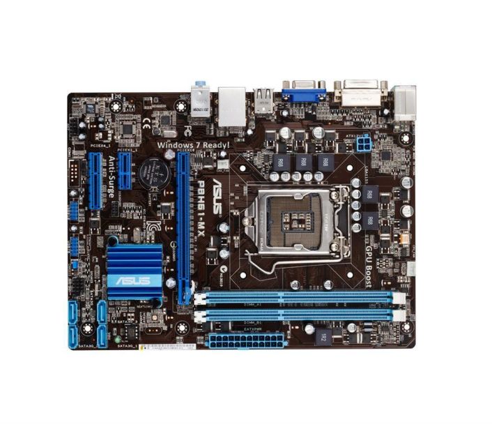 90-MIBJF0-G0EAY0DZ ASUS P8H61-MX Socket LGA 1151 Intel H61 Chipset Processors Support DDR3 2x DIMM 4x SATA 3.0Gb/s uATX Motherboard (Refurbished)