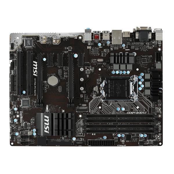 MB-B15PCM MSI B150 PC MATE Socket LGA 1151 Intel B150 Chipset 6th Generation Core i7 / i5 / i3 Pentium / Celeron Processors Support DDR4 4x DIMM 6x SATA 6.0Gb/s ATX Motherboard (Refurbished)
