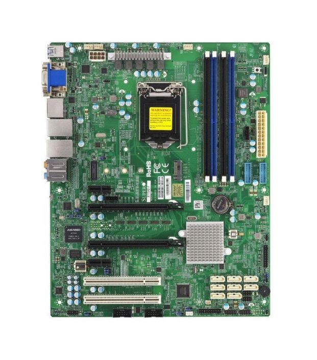 X11SAEFB SuperMicro Socket H4 LGA 1151 Xeon E3-1200 v5 / v6 Intel C236 Chipset DDR4 4 x DIMM 8 x SATA 6Gbps ATX Server Motherboard (Refurbished)