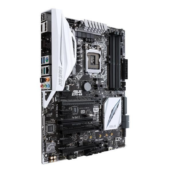 Z170-AR ASUS Socket LGA 1151 Intel Z170 Chipset 7th/6th Generation Core i7 / i5 / i3 / Pentium / Celeron Processors Support DDR4 4x DIMM 6x SATA 6.0Gb/s ATX Motherboard (Refurbished)