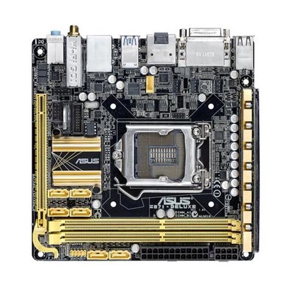 Z87I-DELUXE ASUS Socket LGA 1150 Intel Z87 Chipset 4th Generation Core i7 / i5 / i3 / Pentium / Celeron Processors Support DDR3 2x DIMM 6x SATA 6.0Gb/s Mini ITX Motherboard (Refurbished)