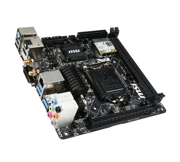 7851-039R MSI Socket LGA 1150 Intel H87 Chipset Intel Core i7 Processors Support DDR3 2x DIMM 4x SATA 3.0Gb/s Mini-ITX Motherboard (Refurbished)