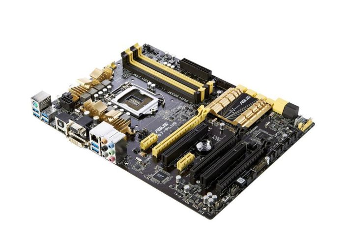 90MB0E00-M0EAY5 ASUS Z87-PLUS Socket LGA 1150 Intel Z87 Chipset 4th Generation Core i7 / i5 / Pentium / Celeron Processors Support DDR3 4x DIMM 6x SATA 6.0Gb/s ATX Motherboard (Refurbished)