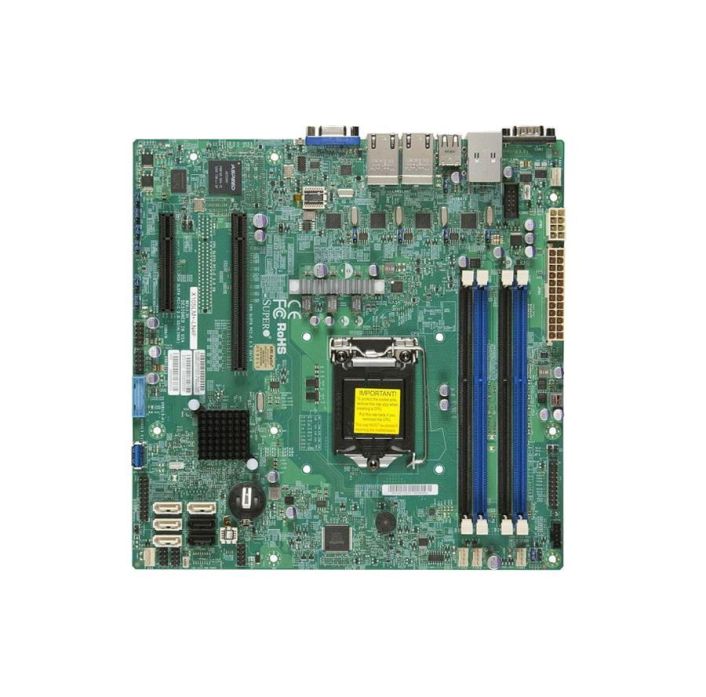 X10SLMLN4FB SuperMicro LGA1150 Intel C224 PCH DDR3 SATA3&usb3.0 V&4GBe Micro-ATX Server Motherboard (Refurbished)