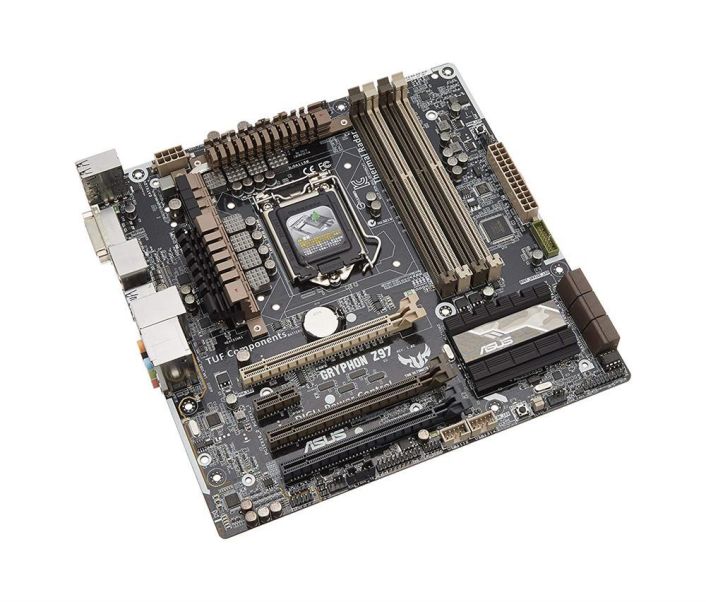 Z97 Gryphon ASUS Socket LGA 1150 Intel Z97 Chipset 5th/4th Generation Core i7 / i5 / i3 / Pentium / Celeron Processors Support DDR3 4x DIMM 6x SATA 6.0Gb/s Micro-ATX Motherboard (Refurbished)