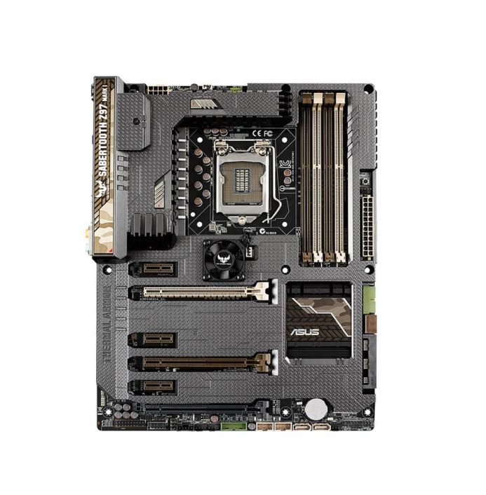 SABERTOOTH Z97 ASUS MARK 1 Socket LGA 1150 Intel Z97 Chipset 5th/New 4th/4th Generation Core i7 / i5 / i3 / Pentium / Celeron Processors Support DDR3 4x DIMM 4x SATA 6.0Gb/s ATX Motherboard (Refurbished)