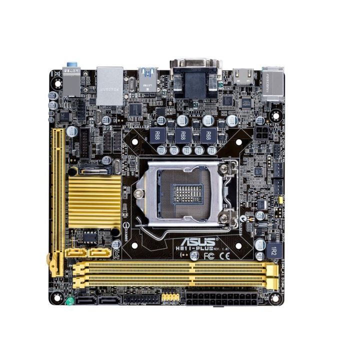 90MB0GC0-M0EAY0 ASUS H81I-PLUS Socket LGA 1150 Intel H81 Chipset 4th Generation Core i7 / i5 / i3 / Pentium / Celeron Processors Support DDR3 2x U-DIMM 2x SATA 6.0Gb/s Mini-ITX Motherboard (Refurbished)