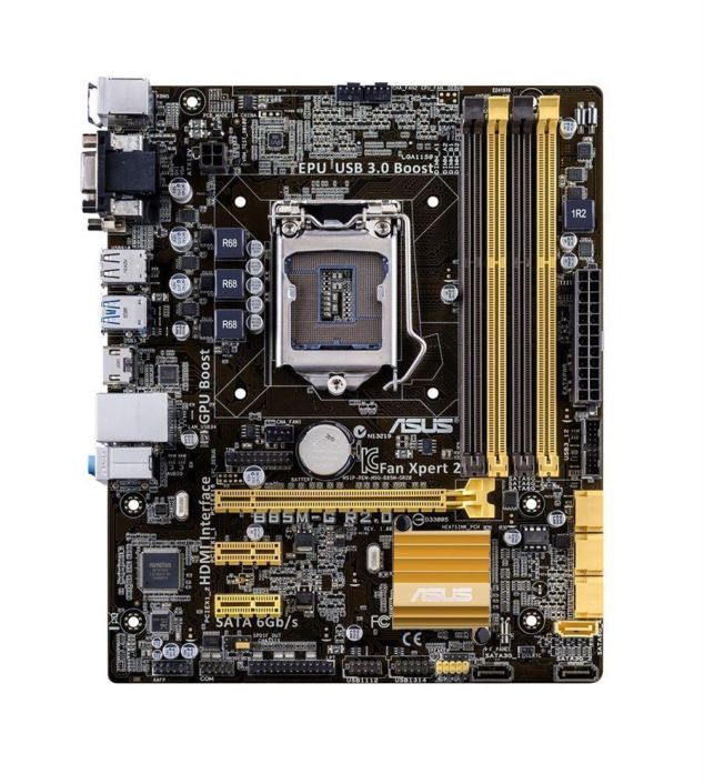 B85M-G R2.0 ASUS Socket LGA 1150 Intel B85 Chipset New 4th Generation Core i7 / i5 / i3 / Pentium / Celeron Dual-Core / Celeron Processors Support DDR3 4x DIMM 4x SATA 6.0Gb/s mATX Motherboard (Refurbished)