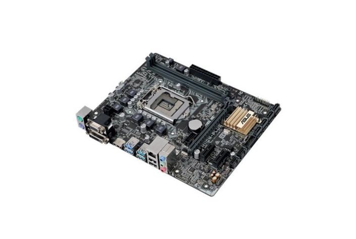 H110MPLUS ASUS H110M-PLUS Socket LGA 1150 Intel H110 Chipset 7th/6th Generation Core i7 / i5 / i3 / Pentium / Celeron Processors Support DDR4 2x DIMM 4x SATA 6.0Gb/s uATX Motherboard (Refurbished)