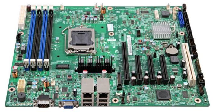 S1200V3RPS Intel Socket LGA 1150 Intel C222 Chipset Xeon E3-1200 v4 Processors Support DDR3 4x DIMM 6x SATA Micro-ATX Server Motherboard (Refurbished)