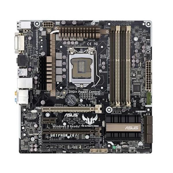 GRYPHON Z87 ASUS Socket LGA 1150 Intel Z87 Chipset 4th Generation Core i7 / i5 / i3 / Pentium / Celeron Processors Support DDR3 4x DIMM 6x SATA 6.0Gb/s mATX Motherboard (Refurbished)