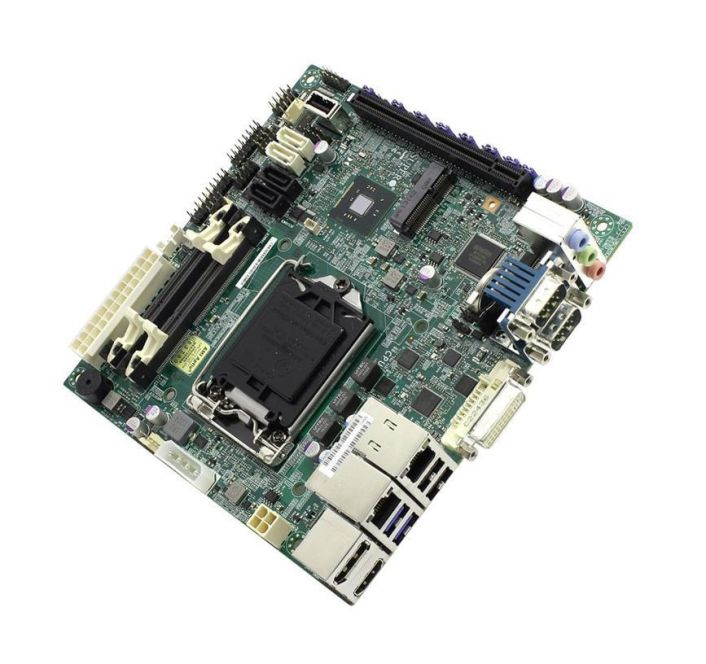 X10SLV-O SuperMicro X10SLV Socket LGA1150 Intel H81 Express Chipset 4th Generation Core i7 / i5 / i3 / Pentium / Celeron Processors Support DDR3 2xDIMM 2x SATA3 6.0Gb/s Mini-ITX Motherboard (Refurbished)
