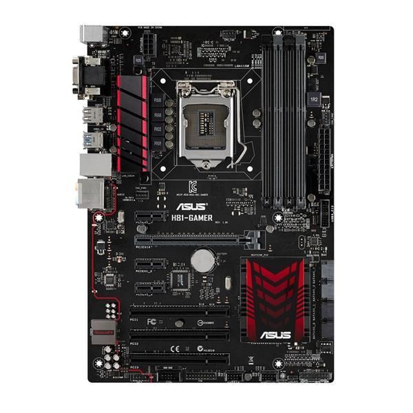90MB0K20-M0EAY0 ASUS H81-GAMER Socket LGA 1150 Intel H81 Chipset New 4th/4th Generation Core i7 / i5 / i3 / Pentium / Celeron Processors Support DDR3 4x DIMM 2x SATA 6.0Gb/s ATX Motherboard (Refurbished)