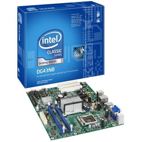 BLKDG43NBPAK10 Intel G43 LGA 775 FSB1333 DDR2 GMA X4500 AU Motherboard (10-Pack) (Refurbished)