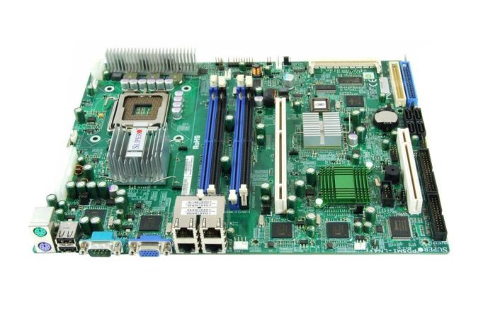 PDSMI-LN4 SuperMicro Socket LGA 775 Intel E7230 Chipset Intel Pentium D/ Pentium 4 Extreme Edition/ Pentium Extreme Edition/ Celeron D Processors Support DDR2 4x DIMM 4x SATA2 3.0Gb/s AXT Server Motherboard (Refurbished)