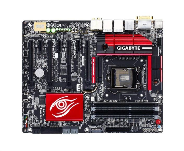 GA-Z97X-GamingG1WIFI-BK Gigabyte Socket LGA 1150 Intel Z97 Express Chipset Core i7 / i5 / i3 / Pentium / Celeron Processors Support DDR3 4x DIMM 6x SATA 6.0Gb/s ATX Motherboard (Refurbished) GA-Z97X-Gaming G1 WIFI-BK