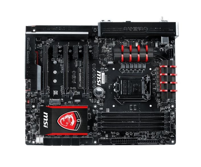 Z97 GAMING 9 AC MSI Socket LGA 1150 Intel Z97 Express Chipset 4th/5th Generation Core i7 / i5 / i3 / Pentium / Celeron Processors Support DDR3 4x DIMM 8x SATA 6.0Gb/s ATX Motherboard (Refurbished)