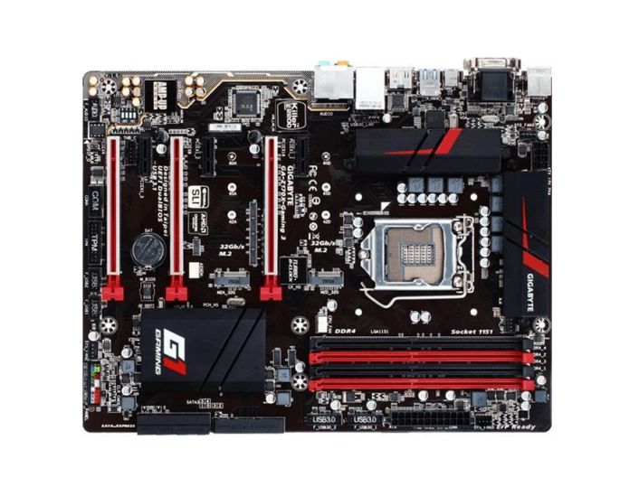 GA-Z170X-Gaming 3-EU Gigabyte Socket LGA 1151 Intel Z170 Express Chipset 7th/6th Generation Core i7 / i5/ i3 / Pentium / Celeron Processors Support DDR4 4x DIMM 6x SATA 6.0Gb/s ATX Motherboard  (Refurbished)