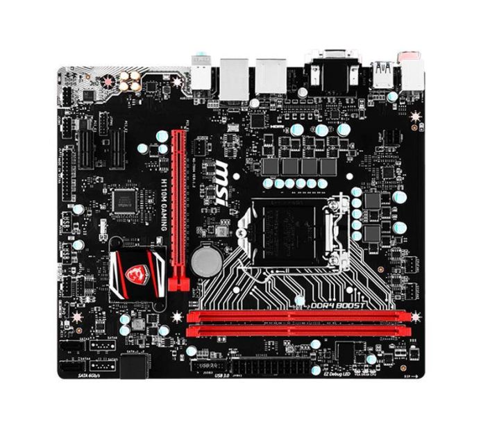 MB-H11MGA MSI H110M GAMING Socket LGA 1151 Intel H110 Chipset 6th Generation Core i7 / i5 / i3 / Pentium / Celeron Processors Support DDR4 2x DIMM 4x SATA 6.0Gb/s Micro-ATX Motherboard (Refurbished)