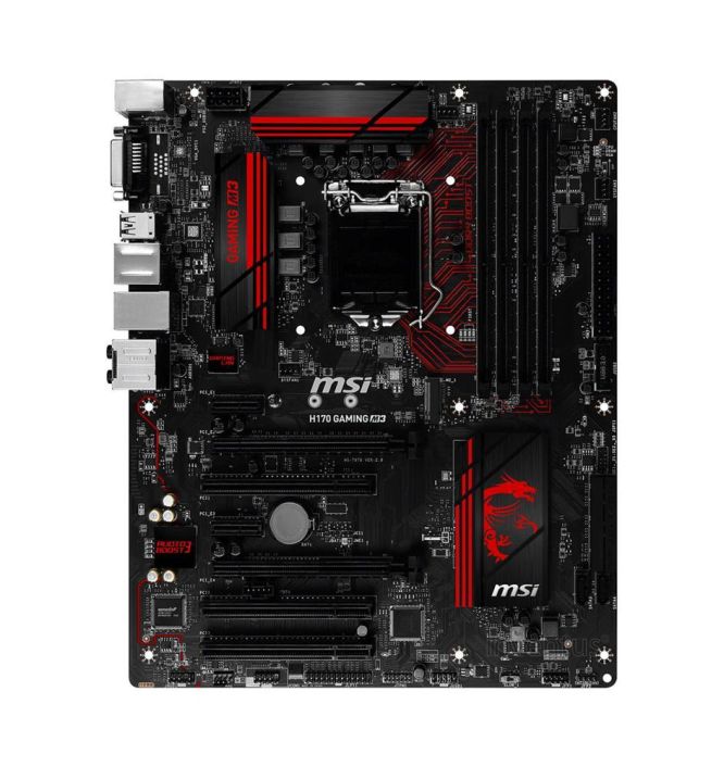 MBH17GM3 MSI H170 GAMING M3 Socket LGA 1151 Intel H170 Chipset 6th Generation Core i7 / i5 / i3 / Pentium / Celeron Processors Support DDR4 4x DIMM 6x SATA 6.0Gb/s ATX Motherboard (Refurbished)