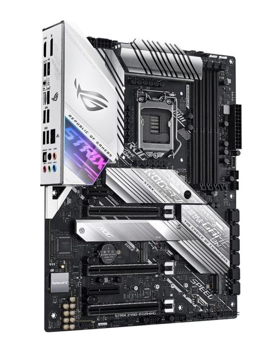 90MB12Y0-M0EAY0 ASUS ROG STRIX Z490-A GAMING Socket LGA 1200 Intel Z490 Chipset 10th Generation Intel Core/ Pentium Gold & Celeron Processors Support DDR4 4x DIMM 6x SATA 6.0Gb/s ATX Motherboard (Refurbished)