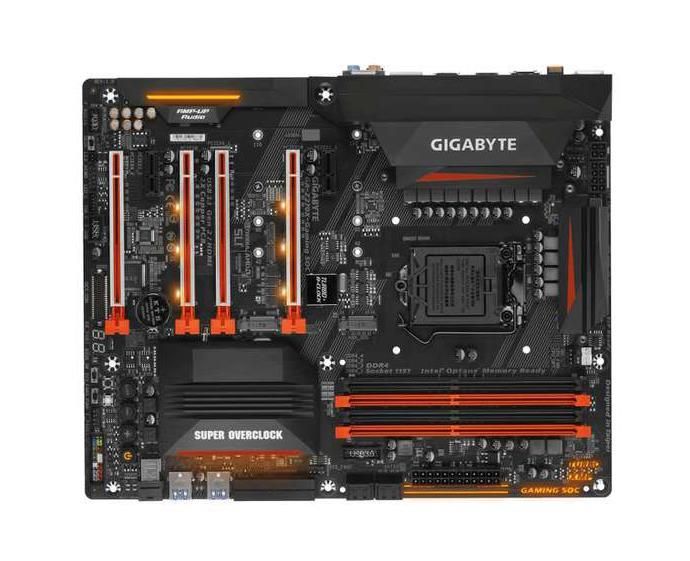 GA-Z270X-Gaming SOC (rev. 1.0) Gigabyte Socket LGA 1151 Intel Z270 Express Chipset 7th/6th Generation Core i7 / i5 / i3 / Pentium / Celeron Processors Support DDR4 4x DIMM 6x SATA 6.0Gb/s ATX Motherboard (Refurbished)