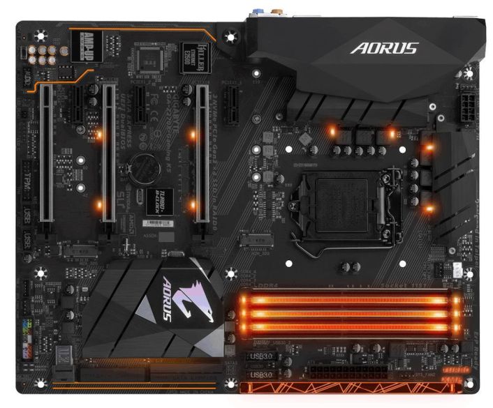 GA-Z270X-Gaming K5 Gigabyte Socket LGA 1151 Intel Z270 Express Chipset Core i7 / i5 / i3 / Pentium / Celeron Processors Support DDR4 4x DIMM 6x SATA 6.0Gb/s ATX Motherboard (Refurbished)