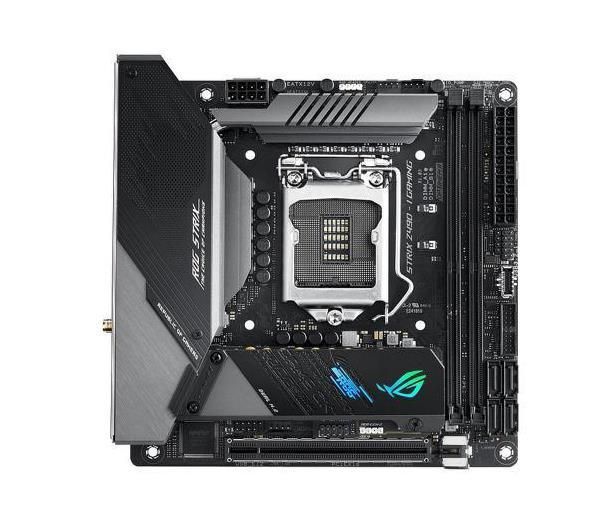 90MB13A0-M0EAY0 ASUS ROG STRIX Z490-I GAMING Socket LGA 1200 Intel Z490 Chipset 10th Generation Intel Core/ Pentium/ Gold/ Celeron Processors Support DDR4 2x DIMM 4x SATA 6.0Gb/s Min-ITX Motherboard (Refurbished)