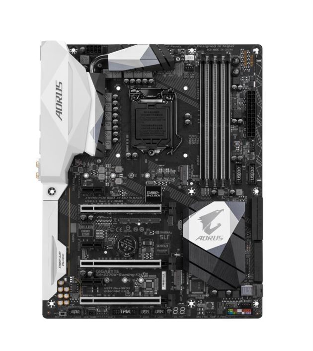 GA-Z270X-Gaming K7 (rev. 1.0) Gigabyte Socket LGA 1151 Intel Z270 Express Chipset 7th/6th Generation Core i7 / i5 / i3 / Pentium / Celeron Processors Support DDR4 4x DIMM 6x SATA 6.0Gb/s ATX Motherboard (Refurbished)