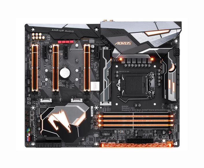 Z370 Aorus Gaming 7 Gigabyte Socket LGA 1151 Intel Z370 Express Chipset 8th Generation Core i7 / i5 / i3 Processors Support DDR4 4x DIMM 6x SATA 6.0Gb/s ATX Motherboard (Refurbished)