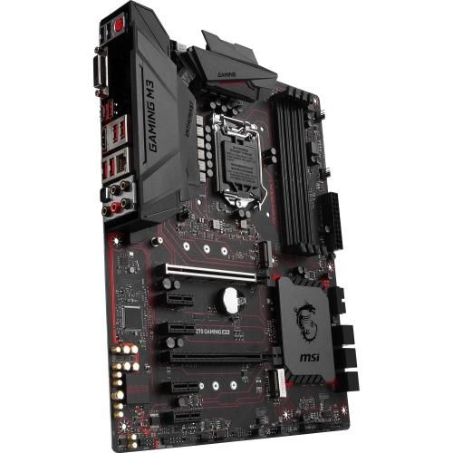 H270 GAMING M3 MSI Socket LGA 1151 Intel H270 Chipset 7th/6th Generation Core i7 / i5 / i3 / Pentium / Celeron Processors Support DDR4 4x DIMM 6x SATA 6.0Gb/s ATX Motherboard (Refurbished)