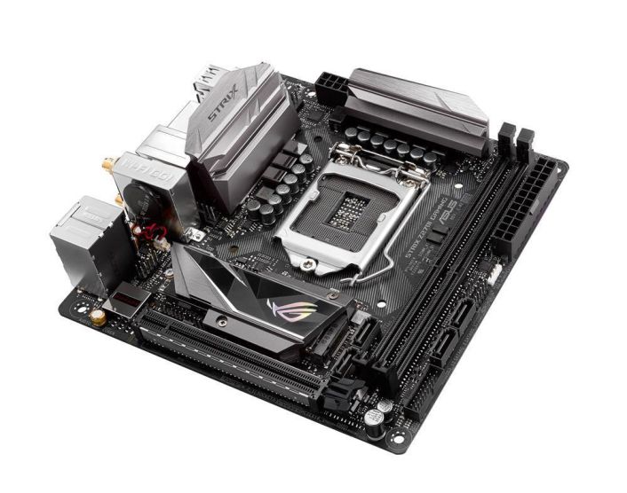 ROG Strix Z270I Gaming Asus Socket LGA 1151 Intel Z270 Chipset 7th/6th Generation Core i7/ i5 / i3/ Pentium / Celeron Processors Support DDR4 2x DIMM 4x SATA 6.0Gb/s Mini-ITX Motherboard (Refurbished)