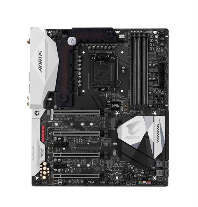 GA-Z270X-Gaming9(rev.1.0) Gigabyte Socket LGA 1151 Intel Z270 Express Chipset 7th/6th Generation Core i7 / i5 / i3 / Pentium / Celeron Processors Support DDR4 4x DIMM 6x SATA 6.0Gb/s Extended-ATX Motherboard (Refurbished) GA-Z270X-Gaming 9 (rev. 1.0)