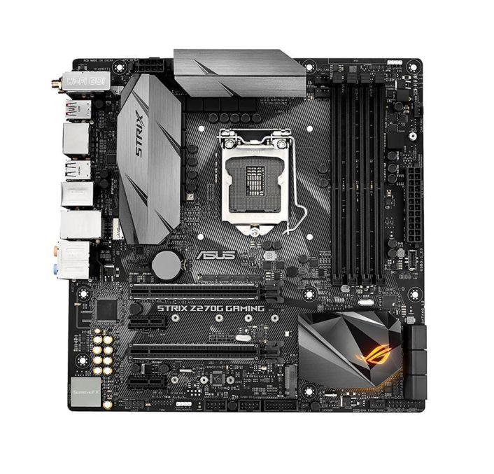 ROG STRIX Z270G GAMING Asus Socket LGA 1151 Intel Z270 Chipset 7th/6th Generation Core i7 / i5 / i3 / Pentium / Celeron Processors Support DDR4 4x DIMM 6x SATA 6.0Gb/s Micro-ATX Motherboard (Refurbished)