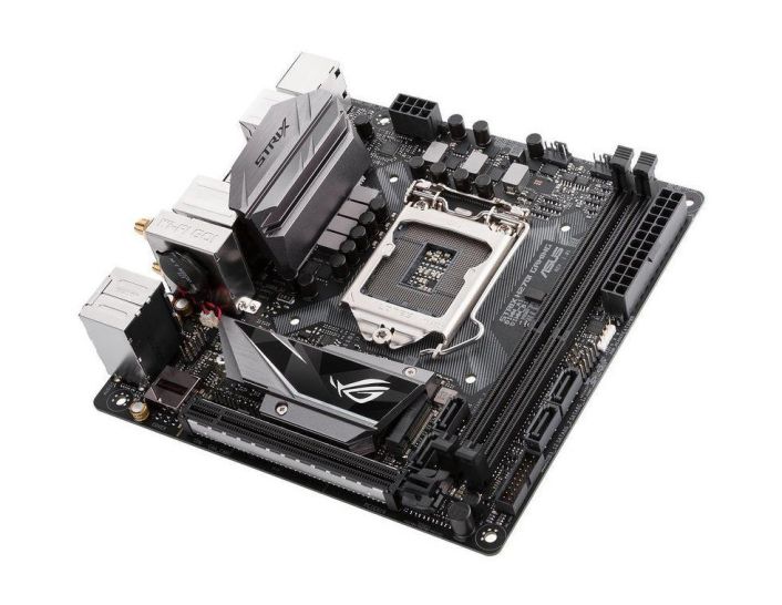 ROG STRIX H270I GAMING Asus Socket LGA 1151 Intel H270 Chipset 7th/6th Generation Core i7 / i5 / i3 / Pentium / Celeron Processors Support DDR2 2x DIMM 4x SATA 6.0Gb/s Mini-ITX Motherboard (Refurbished)