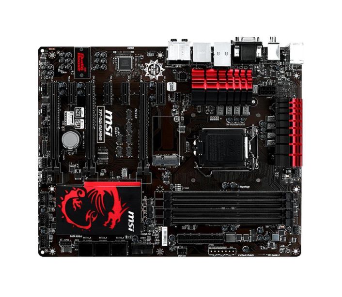 7821-002R MSI Z97-G45 GAMING Socket LGA 1150 Intel Z97 Express Chipset 4th/5th Generation Core i7 / i5 / i3 / Pentium / Celeron Processors Support DDR3 4x DIMM 6x SATA 6.0Gb/s ATX Motherboard (Refurbished)