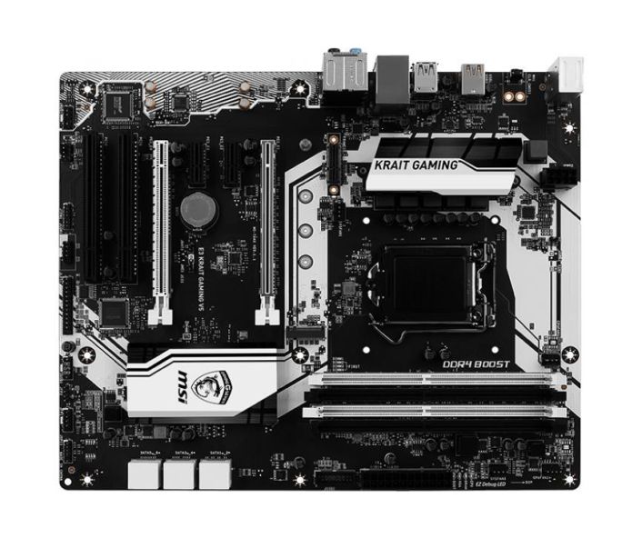 E3 KRAIT GAMING V5 MSI Socket LGA 1151 Intel C232 Chipset Xeon E3-1200 v5/ Core i3 / Pentium / Celeron Processors Support DDR4 4x DIMM 6x SATA 6.0Gb/s ATX Motherboard (Refurbished)
