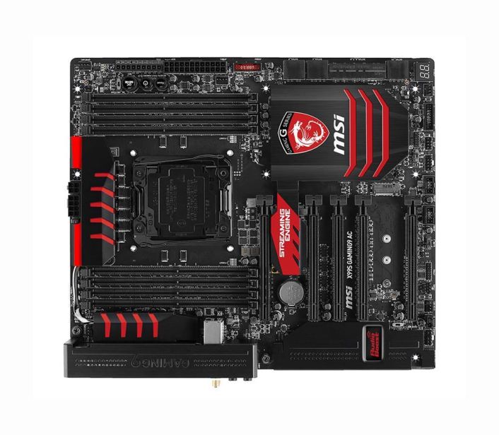 X99S GAMING 9 AC MSI Socket LGA 2011-3 Intel X99 Express Chipset Core i7 Extreme Edition Processors Support DDR4 8x DIMM 10x SATA 6.0Gb/s ATX Motherboard (Refurbished)