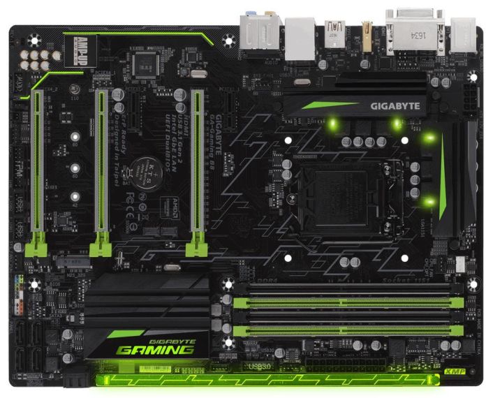 GA-Gaming B8 Gigabyte Socket LGA 1151 Intel B250 Express Chipset 7th/6th Generation Core i7 / i5 / i3 / Pentium / Celeron Processors Support DDR4 2x DIMM 6x SATA 6.0Gb/s Micro ATX Motherboard (Refurbished)