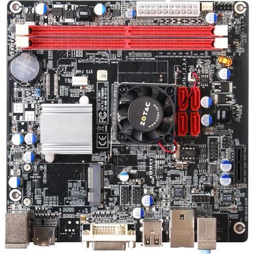IONITX-G-E ZOTAC Desktop Board nVIDIA Hyper-Threading Technology 533MHz FSB 4GB DDR2 SDRAM DDR2-800/PC2-6400 DDR2-667/PC2-5300 Mini ITX (Refurbished)