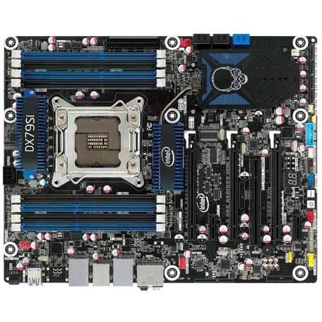 BLKDX79SI Intel Extreme Desktop Motherboard X79 Express Chipset Socket R LGA-2011 ATX 1 x Processor Support (10-Pack) (Refurbished)